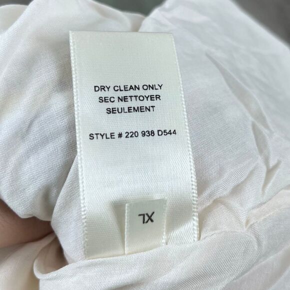 Rebecca Taylor Women Size XL White Lily Silk Floral Tiered Ruffle Mini NEW Dress - Picture 14 of 17